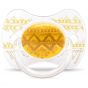 Πιπίλα Σιλικόνης Φυσιολογική 18Μ+ Suavinex H.Couture Yellow