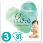 Pampers Pure Protection Πάνες No 3 (6-10kg), 31τμχ