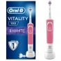 Oral-B Vitality 100 3D White Pink Ηλεκτρική Οδοντόβουρτσα, 1τμχ
