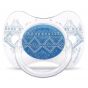 Suavinex Πιπίλα Σιλικόνης με Φυσιολογική Ροή Haute Couture Premium Blue 0-4m, 1τμχ