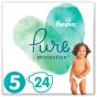 Pampers Pure Protection Πάνες No5(11+kg), 24τμχ
