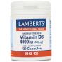 Lamberts Vitamin D3 4000iu, 120caps