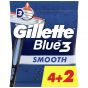 Gillette Blue 3 Smooth, 6τμχ
