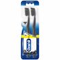 Oral-B Charcoal Whitening Therapy Soft 35 Toothbrush Μαύρο, 2τμχ