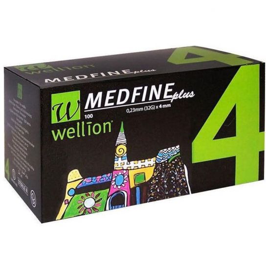 Wellion Medfine Lancets, 32gx4mmx100τμχ