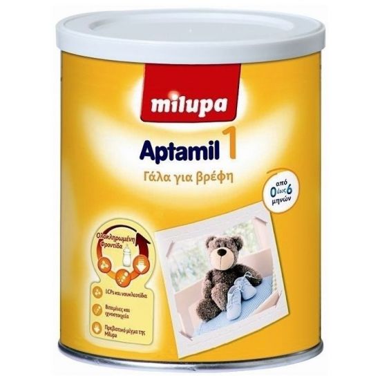 Milupa Aptamil 1 Γάλα για βρέφη από 0 έως 6 μηνών, 400gr