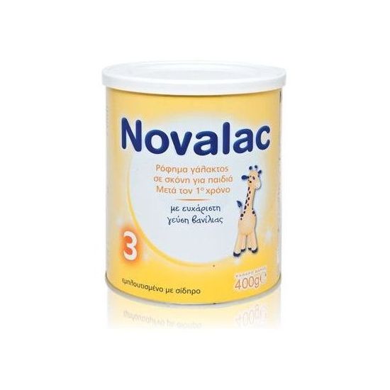 Novalac 3 Ρόφημα Γάλακτος Σε Σκόνη Για Παιδιά Μετά τον 1o Χρόνο 400gr
