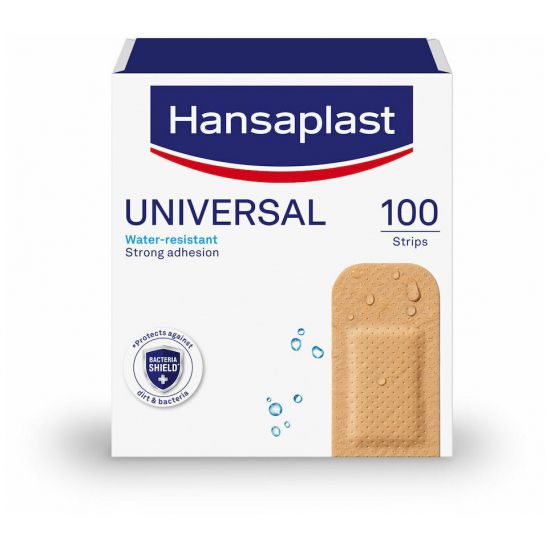 Hansaplast Universal Water Resistant Wide Strips, 100 τεμάχια