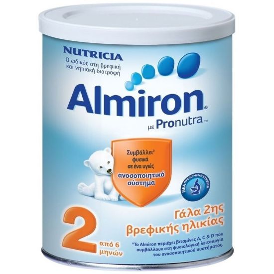 Nutricia Almiron 2 Γάλα 2ης Βρεφικής Ηλικίας από 6 μηνών - 400gr