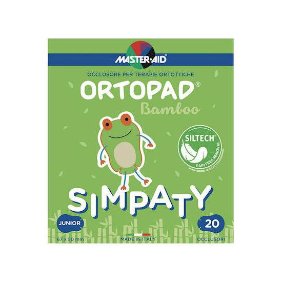 Master Aid Ortopad Junior Simpaty Cotton 6,7x5cm, 20τμχ