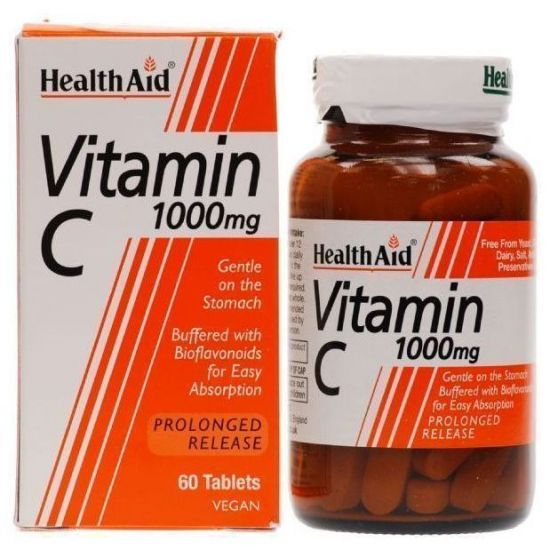 Health Aid Vitamin C 1000mg Prolonged Release, 60tabs