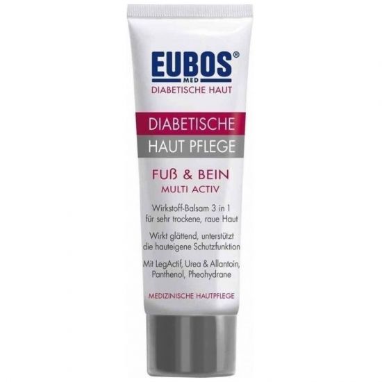 Eubos Diabetic Skin Foot & Leg Multi-Active Περιποίηση για το Διαβητικό Δέρμα, 100 ml