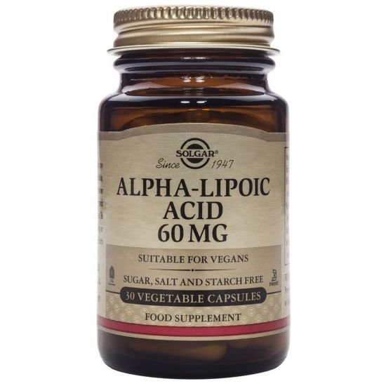 Solgar Alpha Lipoic Acid 60mg, 30caps