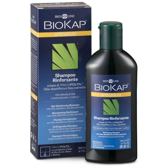 Biokap Shampoo Anticaduta Σαμπουάν για τη Δραστική Καταπολέμηση της Τριχόπτωσης, 200ml