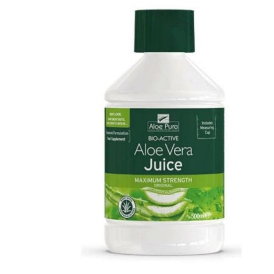 Optima Naturals Aloe Vera Juice Maximum Strength, 500ml