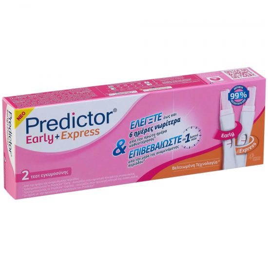 Predictor Early & Express Τεστ Εγκυμοσύνης 2Τμχ