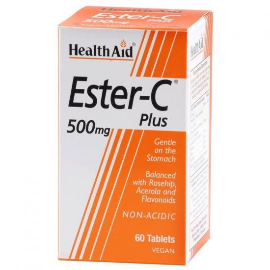 Health Aid Ester-C Plus 500mg 60Tablets