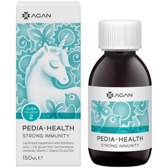 Agan Pedia-Health Strong Immunity Συμπλήρωμα Διατροφής για την Ενίσχυση του Ανοσοποιητικού των Παιδιών, 150ml