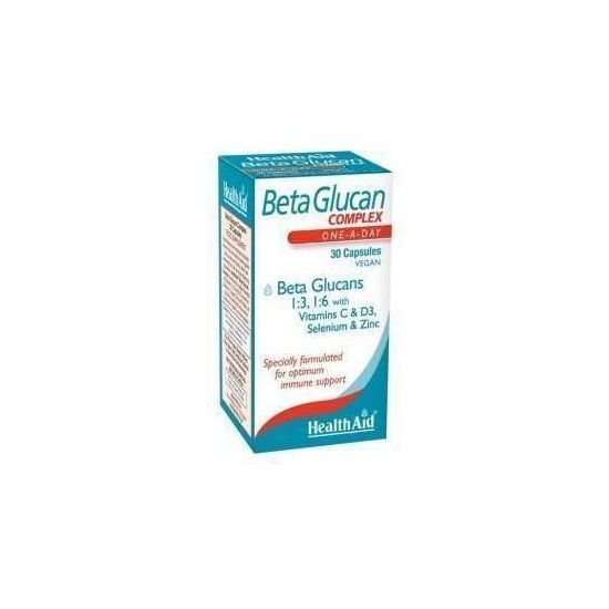 Health Aid BetaGlucan COMPLEX, 30 vcaps
