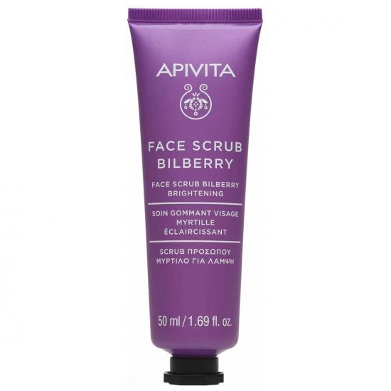 Apivita Face Scrub Bilberry, 50ml
