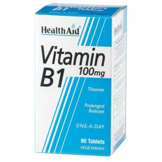 Health Aid VITAMIN B1 Thiamin One a Day, 90 ταμπλέτες