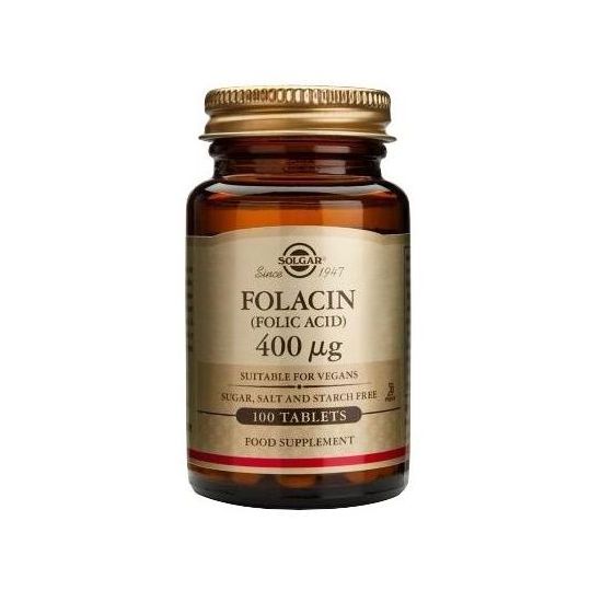 Solgar Folic Acid 400mg, 100tabs