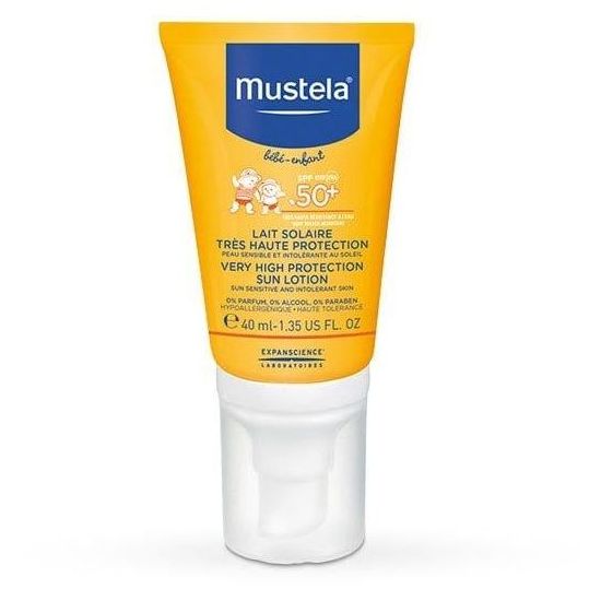 Mustela Sun Face Lotion SPF50+ Αντηλιακή Προσώπου για Βρέφη/Παιδιά 40ml
