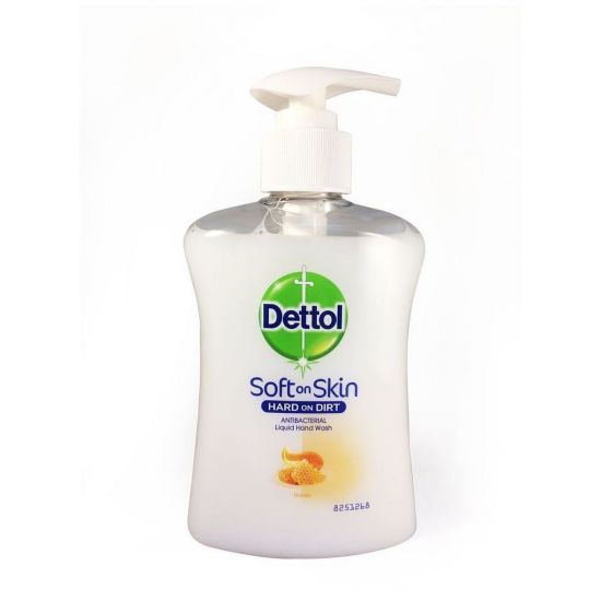 Dettol Soft on Skin Hard on Dirt Αντιβακτηριδιακό Υγρό Κρεμοσάπουνο με Μέλι, 250ml
