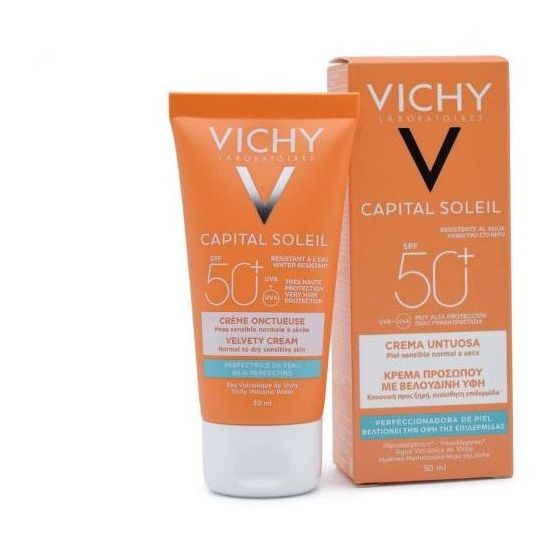 Vichy Ideal Soleil Skin Perfecting Velvety Cream SPF50, 50ml