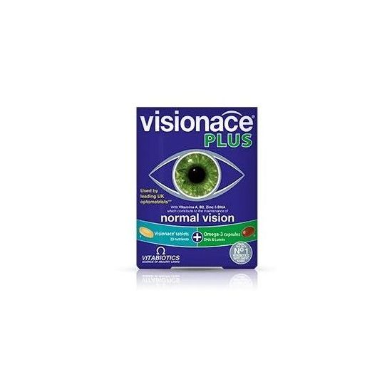 Vitabiotics Visionace Plus Omega 3, 28Tabs/28Caps