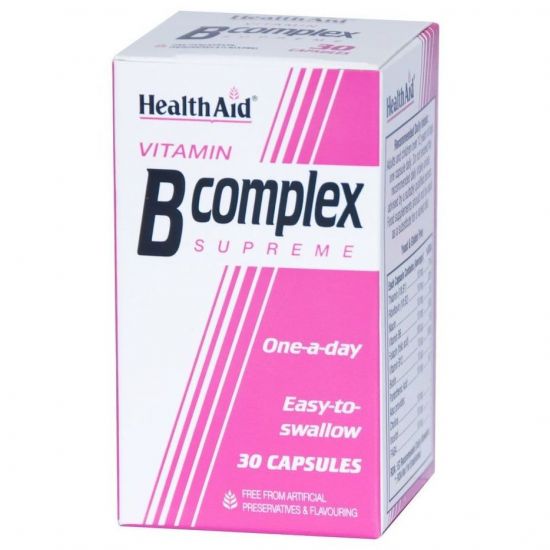 Health Aid B-Complex, 30Caps