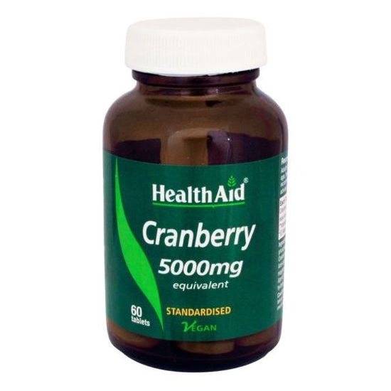 Health Aid Cranberry Extract 5000mg, 60 ταμπλέτες