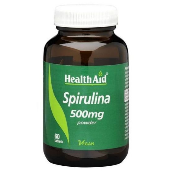Health Aid Spirulina 500mg, 60tabs