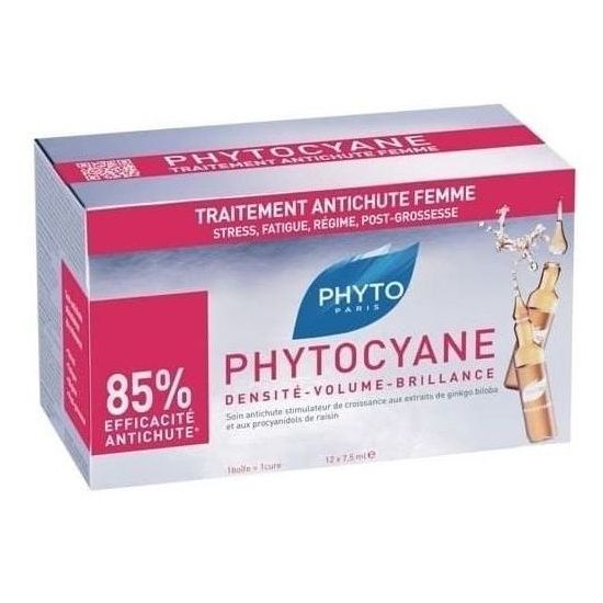Phyto PHYTOCYANE AMPOULES Κουτί 12 αμπούλες X 7,5 ml