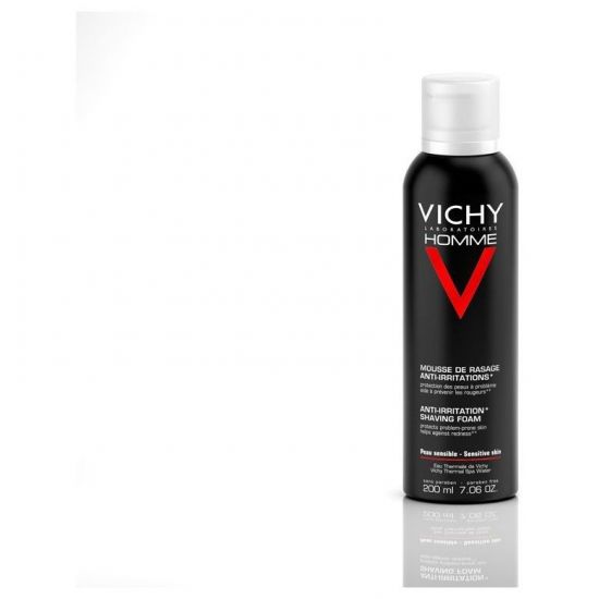 Vichy HOMME for Man Shaving Foam, Αφρός Ξυρίσματος κατά των ερεθισμών, 200ml