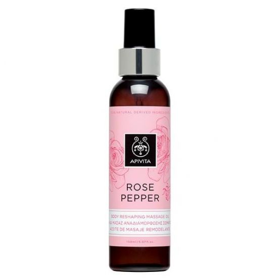 Apivita Rose Pepper Massage Oil, 150ml