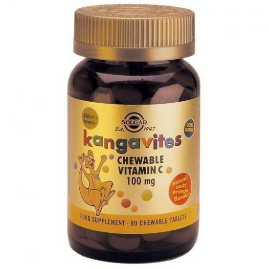 Solgar Kangavites Vitamin C 100mg , 90 Chewable tabs