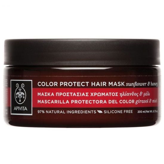 Apivita Color Protect Hair Mask With Sunflower & Honey, 200ml