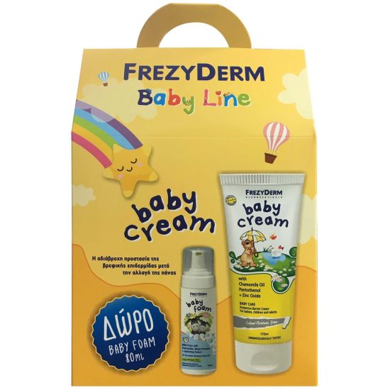 Frezyderm Set Baby Cream 175ml & Δώρο Baby Foam 80ml