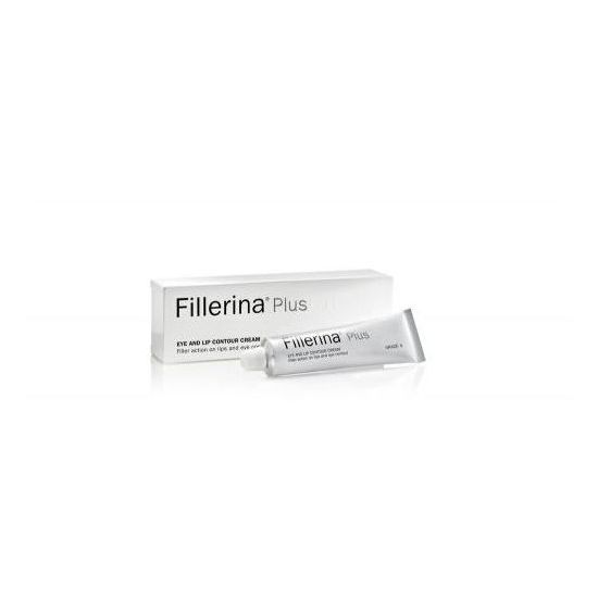 Fillerina Plus Lip Cream & Eye Contour Cream για το γέμισμα των Ρυτίδων στην περιοχή των ματιών & των χειλιών, Βαθμός 5, 15ml