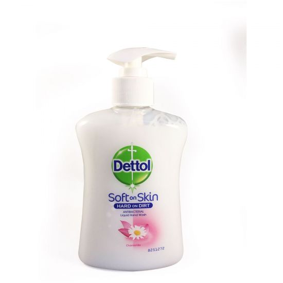 Dettol Soft On Skin Antibacterial Hand Wash Chamomile, Αντιβακτιριδιακό Κρεμοσάπουνο Χεριών Χαμομήλι 250ml