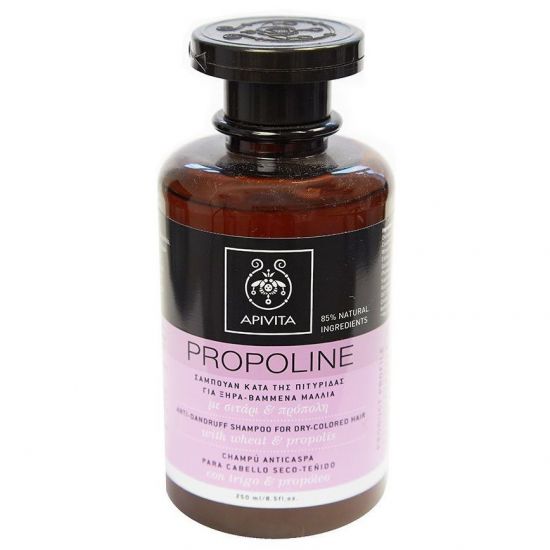Apivita Propoline Shampoo Σιτάρι & Πρόπολη για ξηρά-βαμμένα μαλλιά, 250ml