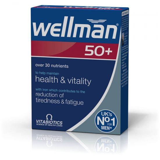 Vitabiotics Wellman 50+, για Άντρες Άνω των 50, 30Tabs