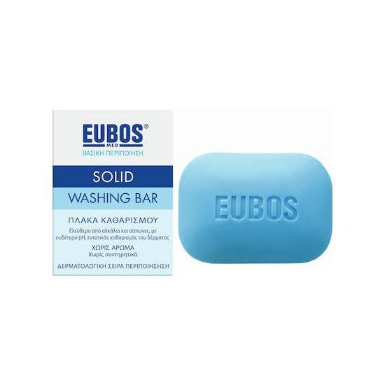 Eubos Solid Washing Bar Blue, 125gr