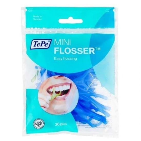 Tepe Mini Flosser Οδοντικό Νήμα Μέ Λαβή, 36τμχ