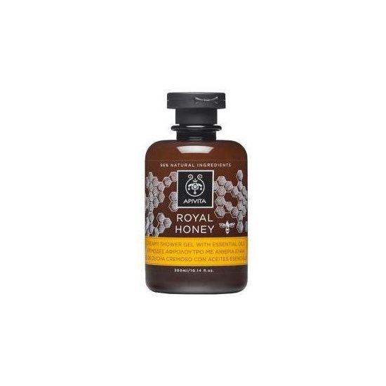 Apivita Royal Honey, Μέλι Κρεμώδες Aφρόλουτρο με Aιθέρια Έλαια 300ml