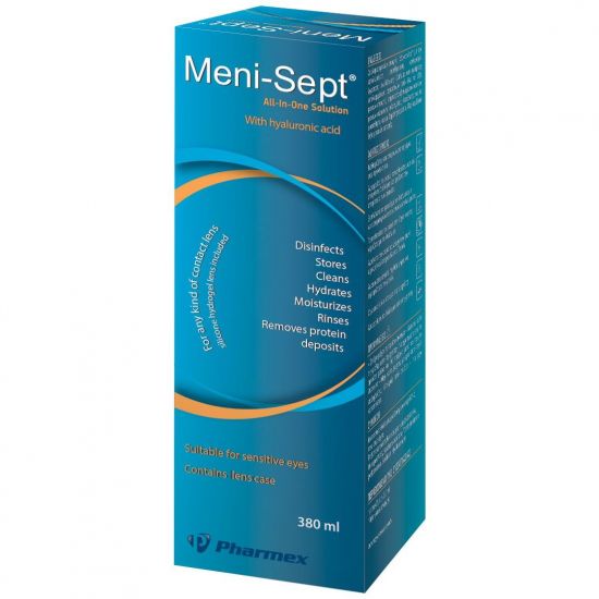 Meni Sept All-In-One Διάλυμα Καθαρισμού Για Φακούς Επαφής, 380ml