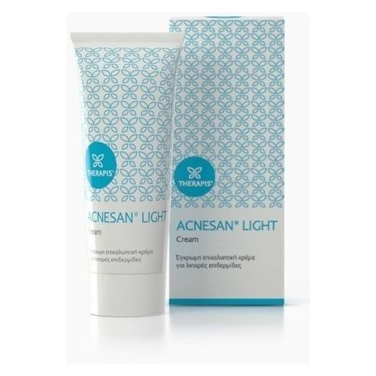 Therapis Acnesan Light Cover Cream for Oily Skin Επικαλυπτική Κρέμα Προσώπου για Λιπαρές/ Ακνεϊκές Επιδερμίδες, 75 ml