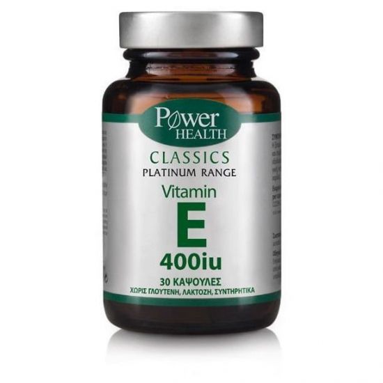 Power Health Classics Platinum Range Vitamin E 400iu, 30 Κάψουλες