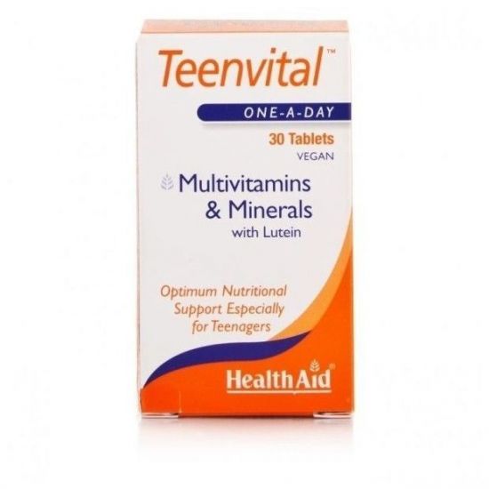 Health Aid Teenvital Πολυβιταμίνες για Εφήβους 30Tabs